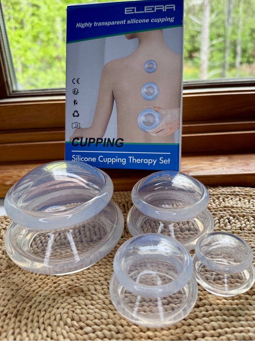 Clear Silicone Cupping Therapy Set - Transparent Silicone Cups